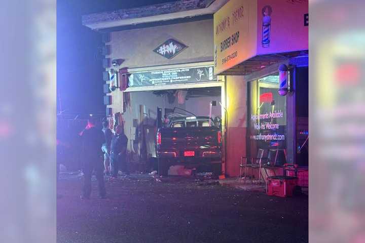 Drunk Crash Into Barbershop In Island Park Leaves Driver Critical, Police Say
