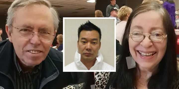 Robert and&nbsp;Gretchen Ackerman. Inset:&nbsp;Xiaomin Fei.