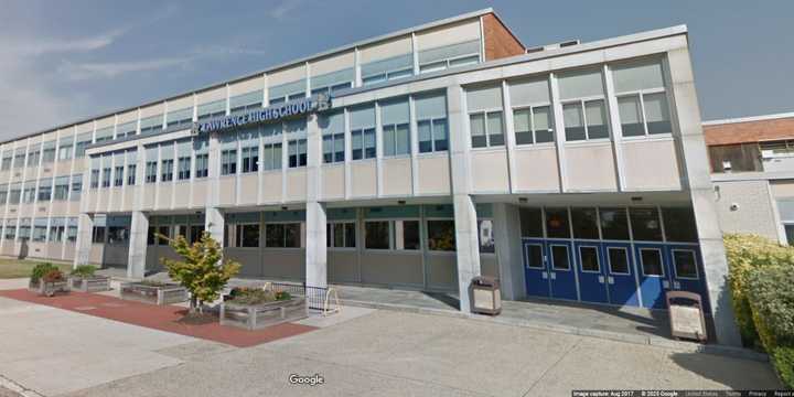 The Lawrence Union Free School District building in Cedarhurst.