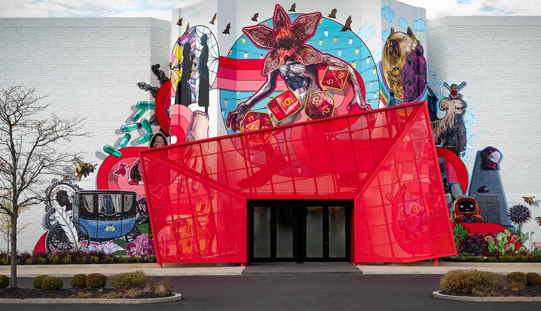 
The entrance to Netflix House in King of Prussia, PA.
