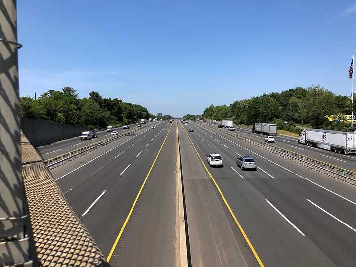 The New Jersey Turnpike in East Brunswick, NJ.