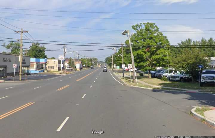 The intersection of Nottingham Way and Wegner Avenue in Hamilton Township, Mercer County, NJ.