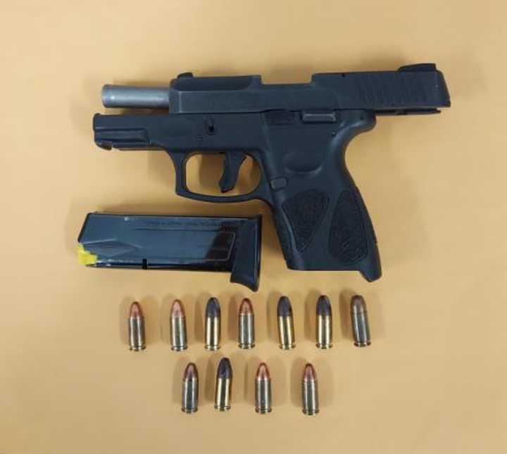 This loaded Taurus G2C 9mm handgun was found during the traffic stop in Yonkers, police said. 