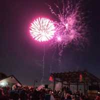 <p>Fireworks cap off each Friday's events at the Ossining River Jam.</p>