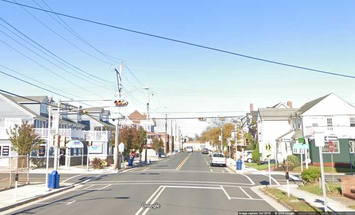 Pacific Avenue near the intersection with East Magnolia Avenue in Wildwood, NJ.