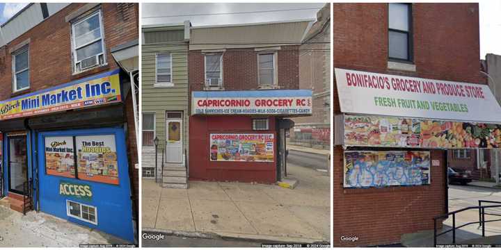 Birch Mini-Market,&nbsp;Capricorno Grocery, and&nbsp;Bonifacios Grocery and Produce Store in Philadelphia.