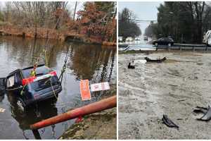 SUV Submerged At Dam In Pittsgrove Sparks Overnight Rescue Effort, Firefighters Say