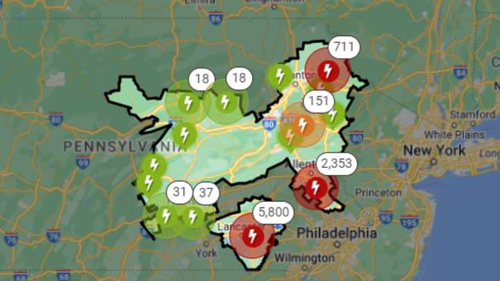 PPL outage map