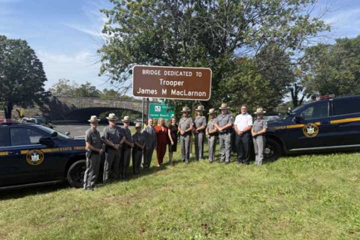 Fallen State Trooper Honored With Bridge Dedication In Nassau County