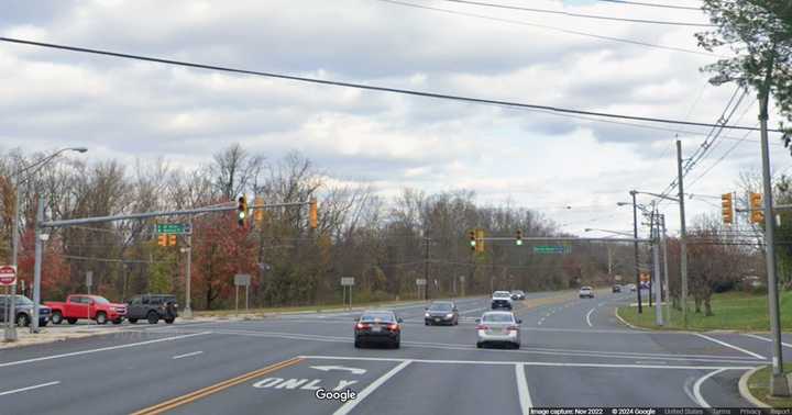 The intersection of Route 70 and Medford-Mt. Holly Road in Medford, NJ.