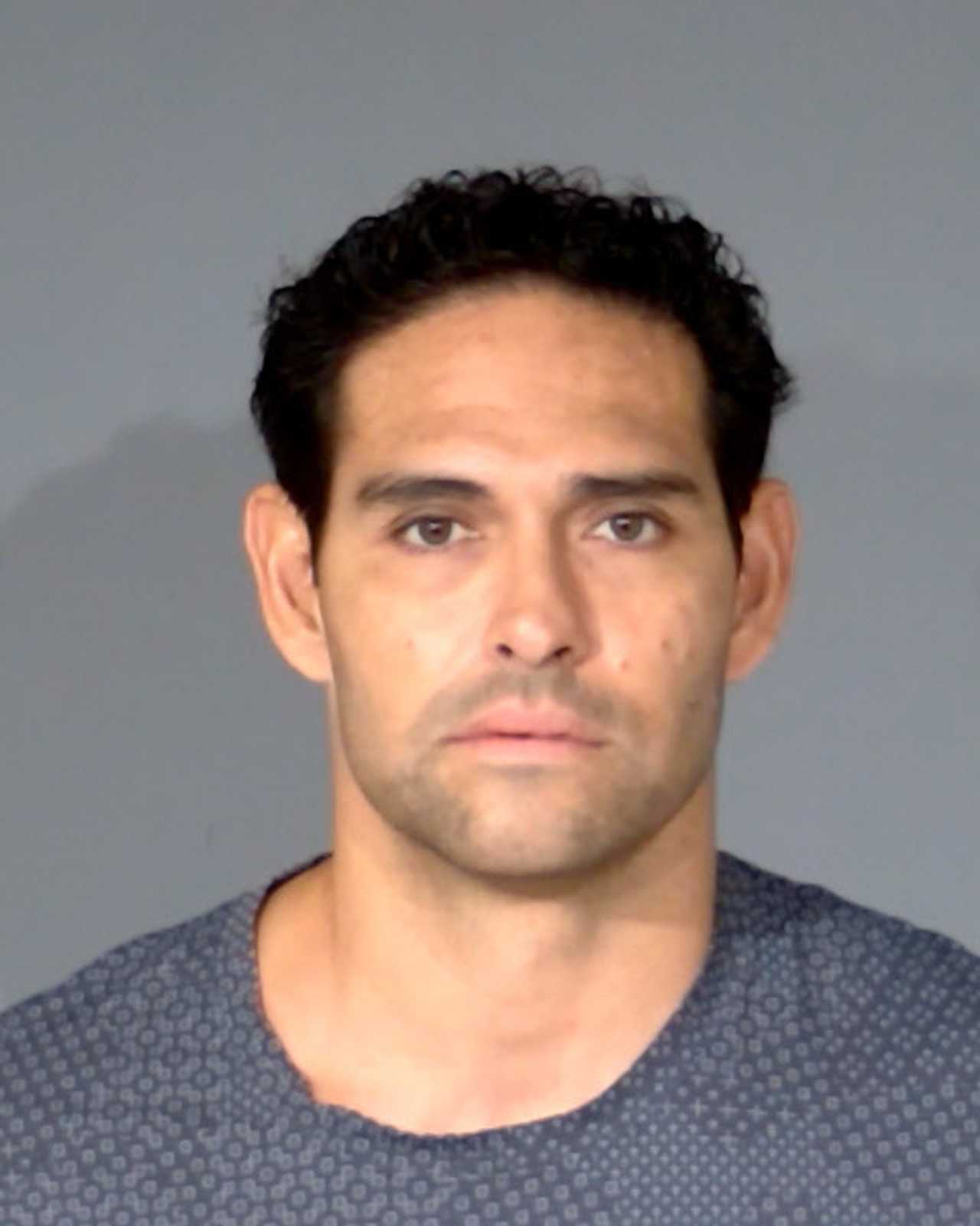 Mark Sanchez's booking photo, taken on Sunday, Oct. 12, and released to Daily Voice by the Indianapolis Metro Police Department. Mark Sanchez's booking photo, taken on Sunday, Oct. 12, and released to Daily Voice by the Indianapolis Metro Police Department.