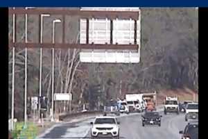 Vehicle Overturns On Garden State Parkway: NJDOT