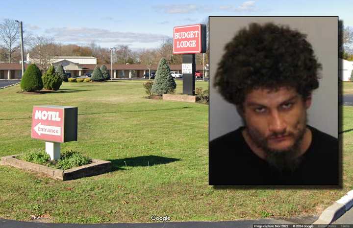 31-year-old Shawn Negron was accused of arson at the Budget Lodge on South Harding Highway in the Landisville section of Buena, NJ.