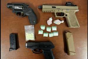 Guns, MDMA, Cocaine Found In Car Stopped On I-684 In Southeast: Duo Arrested, Police Say