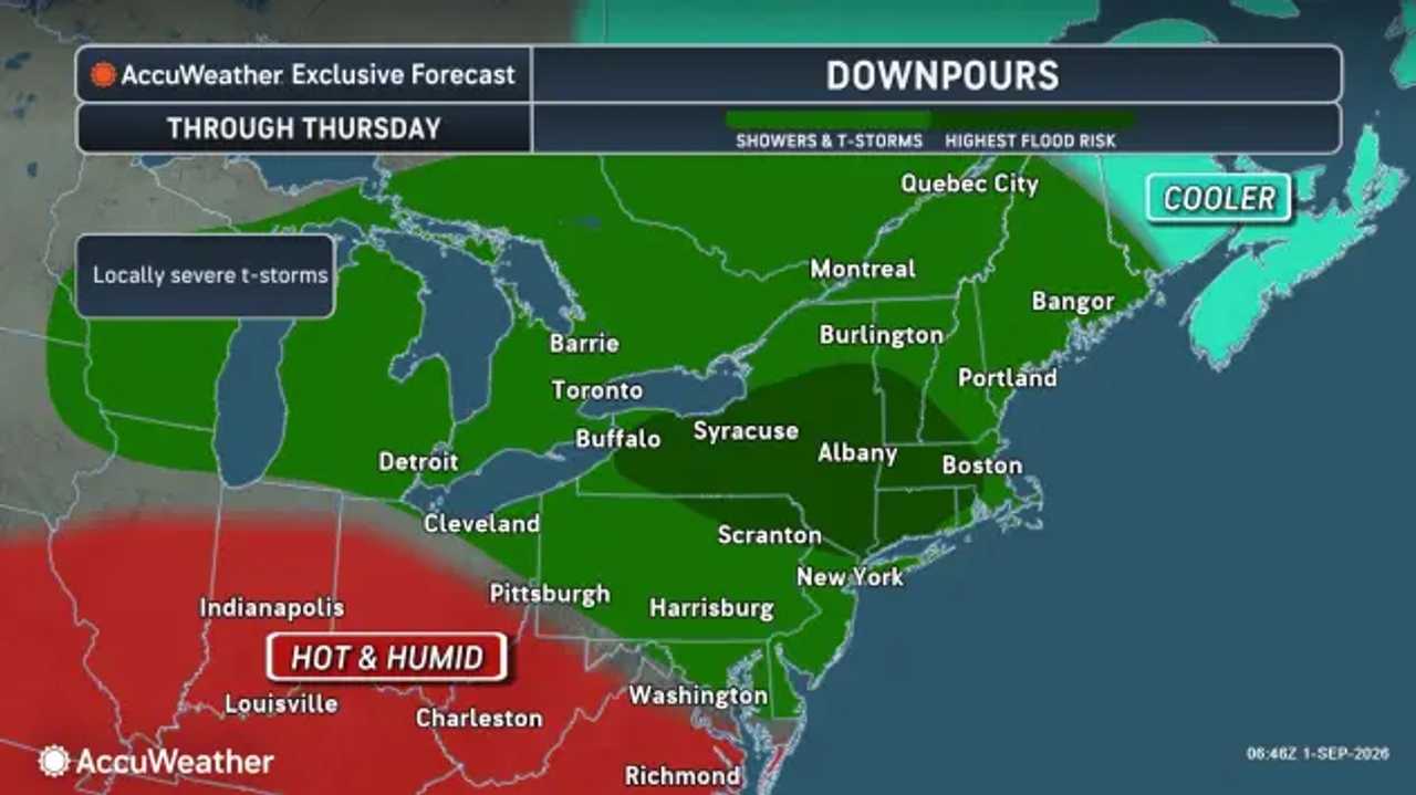 These Areas Face Highest Risk For Severe Storms, Damaging Winds During Days Of Downpours