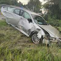 <p>The scene of the crash in Stafford County.
  
</p>