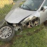 <p>The scene of the crash in Stafford County.</p>