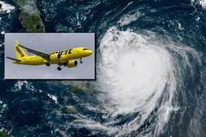 Spirit Plane Spotted Flying Over Hurricane Erin Sparks Online Buzz