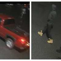 <p>More pictures of the stolen truck and suspects</p>