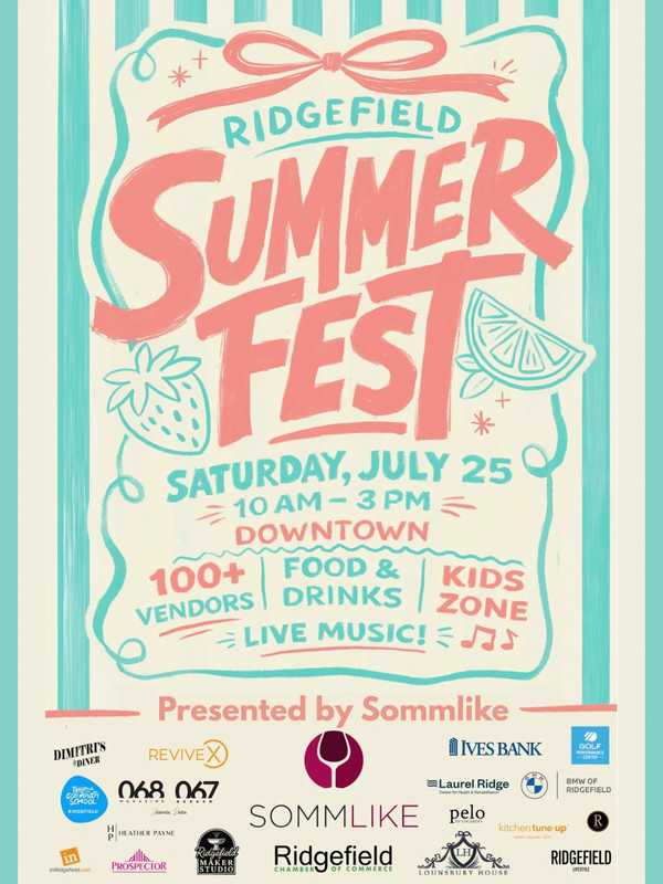 100-Plus Vendors, Live Music Set For Ridgefield SummerFest
