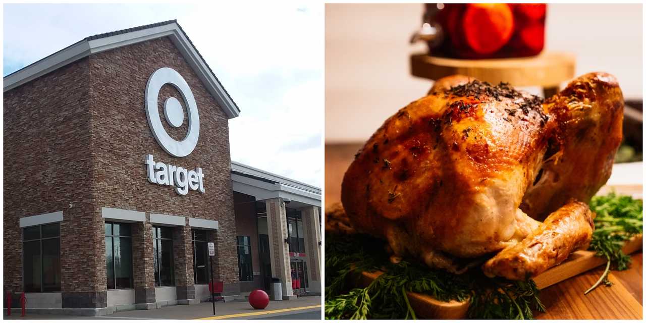 A Target storefront in northern Virginia and a Thanksgiving turkey. A Target storefront in northern Virginia and a Thanksgiving turkey.