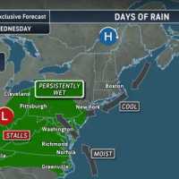 <p>AccuWeather’s outlook through Wednesday, Sept. 23, shows persistent wet weather and flooding potential across parts of New Jersey, Pennsylvania, Maryland, and Virginia.</p>