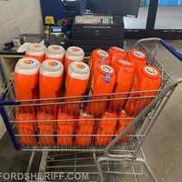 <p>The cart full of Tide Pods out of the business</p>