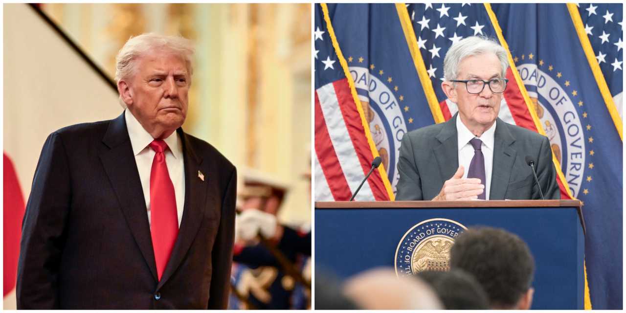 President Donald Trump and Federal Reserve Chair Jerome Powell. President Donald Trump and Federal Reserve Chair Jerome Powell.