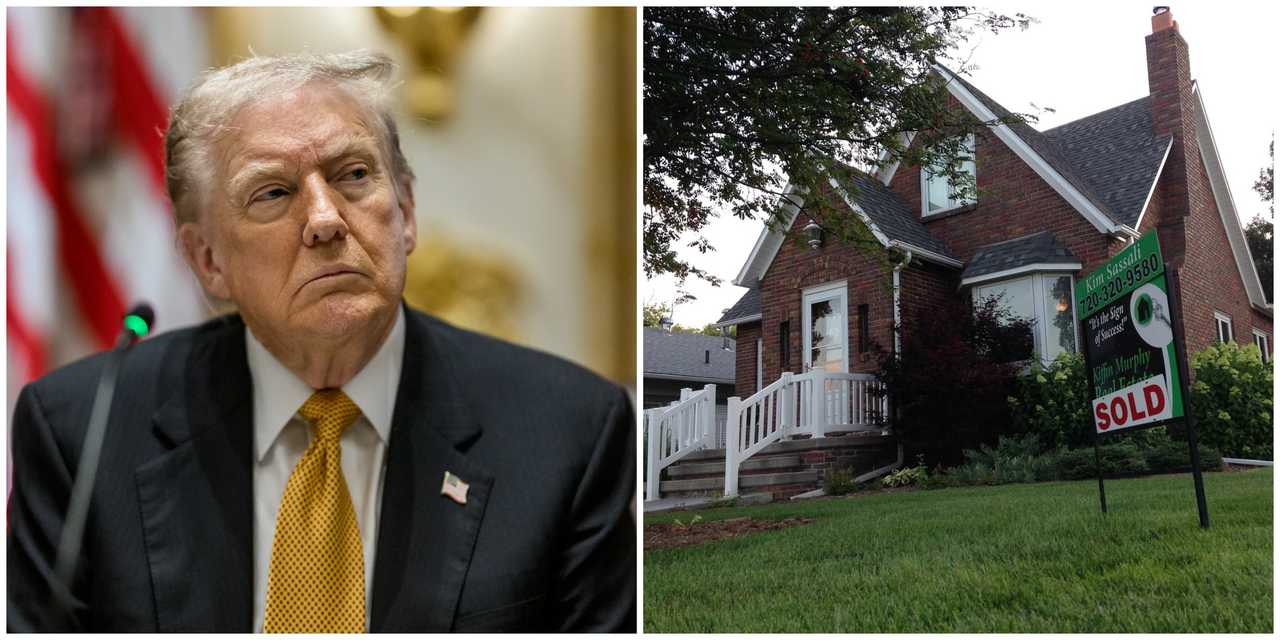 President Donald Trump and a recently sold home. President Donald Trump and a recently sold home.