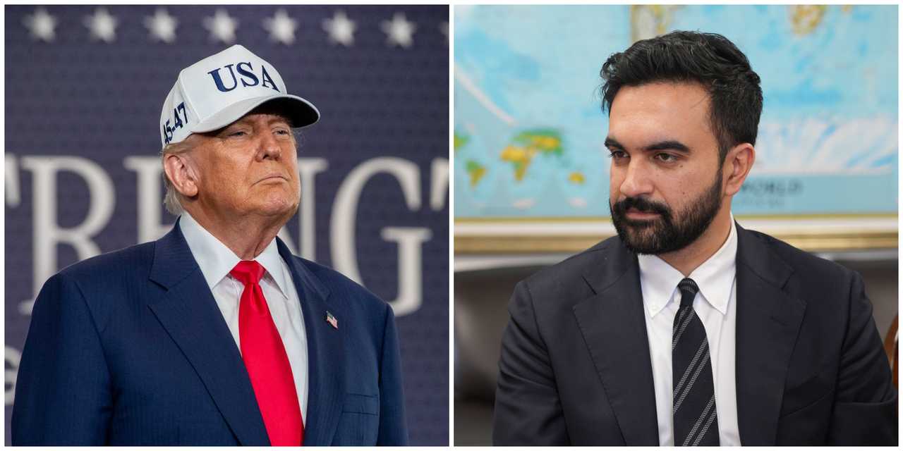 President Donald Trump and New York City mayor-elect Zohran Mamdani. President Donald Trump and New York City mayor-elect Zohran Mamdani.