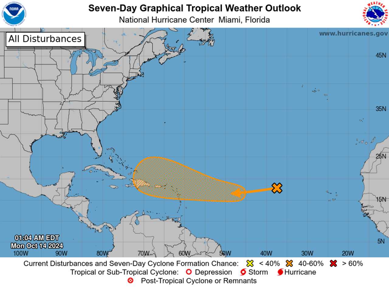 New Tropical System In Atlantic Being Watched By Forecasters