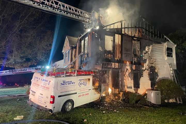 Driver Fled After Smashing Van Into Home, Sparking Gas-Fed Blaze: Maryland Fire Marshal