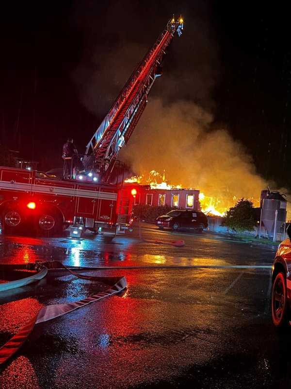 Brewery Destroyed By Fast-Moving Early Morning Mount Airy Fire