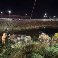 Driver Rescued From Pond In Fairfax County By Virginia State Police Troopers