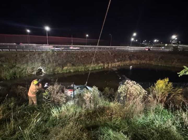 The site of the rescue in Fairfax County.