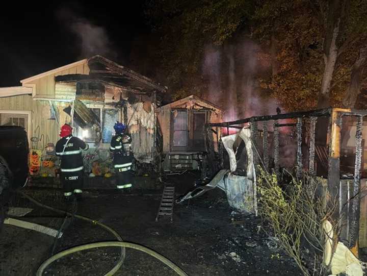 The Cecil County fire in North East.