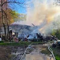<p>The Charles County fire.</p>