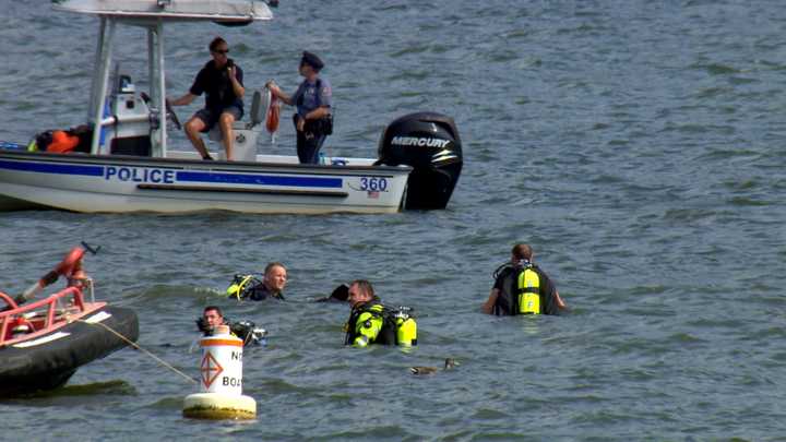 Dive teams from across the region are searching for a missing man in Greenwood Lake in Warwick.&nbsp;