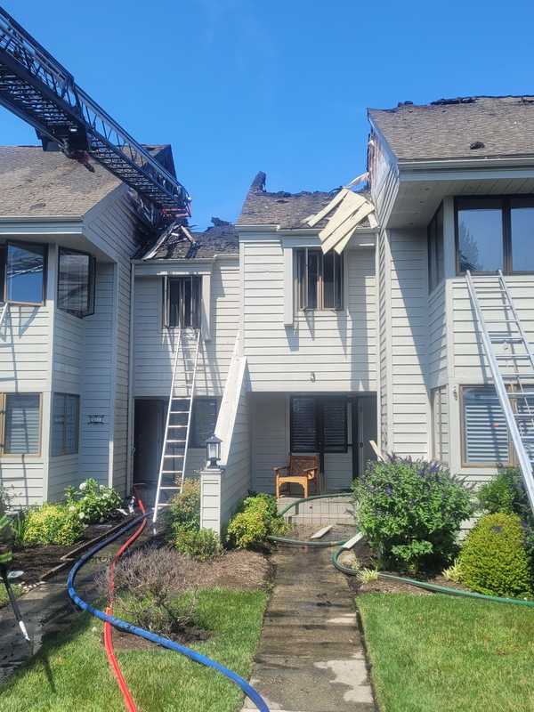 $1M Fire Destroys Maryland Townhouse After Attic AC Sparks Two-Alarm Blaze