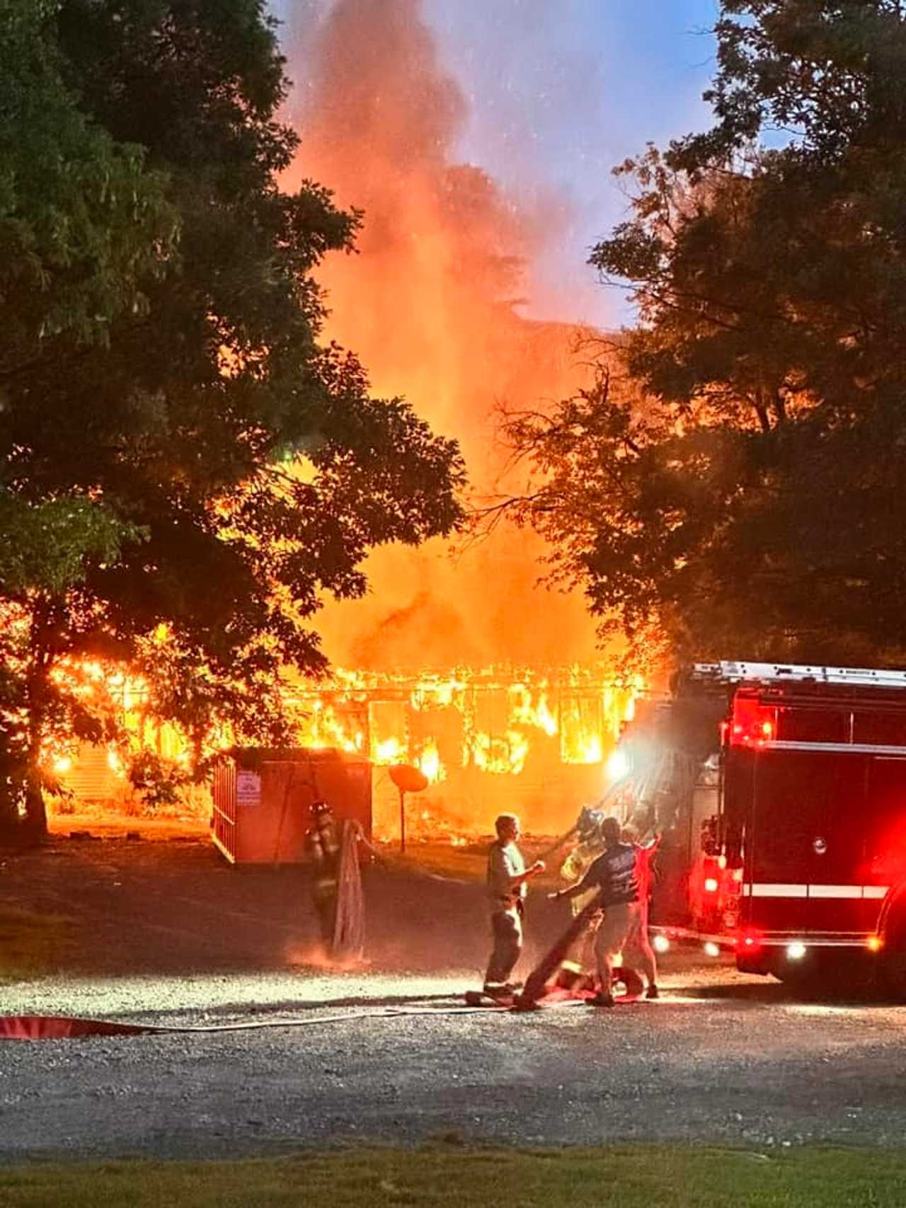 Flames Tear Through Vacant Home In Cecil County Fire Marshal North