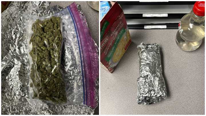 An Uber Eats driver discovered marijuana in a "burrito" meal delivery in Washington Township, Gloucester County, NJ.