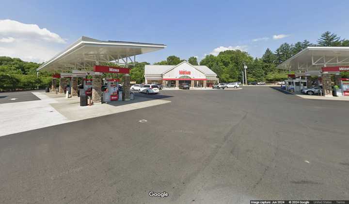 The Wawa gas station and convenience store on Route 34 in Old Bridge, NJ.