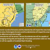 <p>Severe Weather Outlook issued by the NWS.</p>