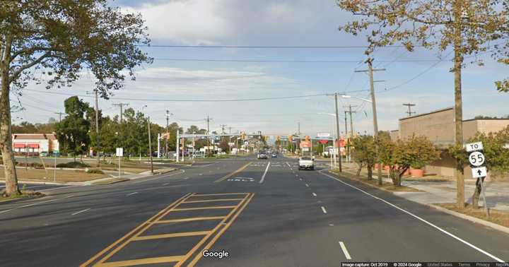 West Landis Avenue near the intersection with Coney Avenue in Vineland, NJ.