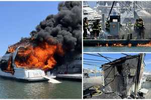 Four Marina Employees Suffer Smoke Inhalation During Boat Fire In Wildwood, Firefighters Say