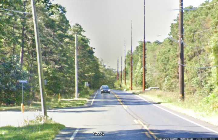 Williamstown Road near the intersection with Lakedale Road in Winslow Township, NJ.