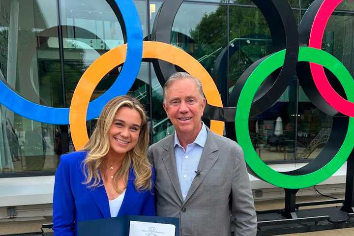 Shark-Attack Survivor To Silver Medalist, Ali Truwit Returns Home To CT A Hero