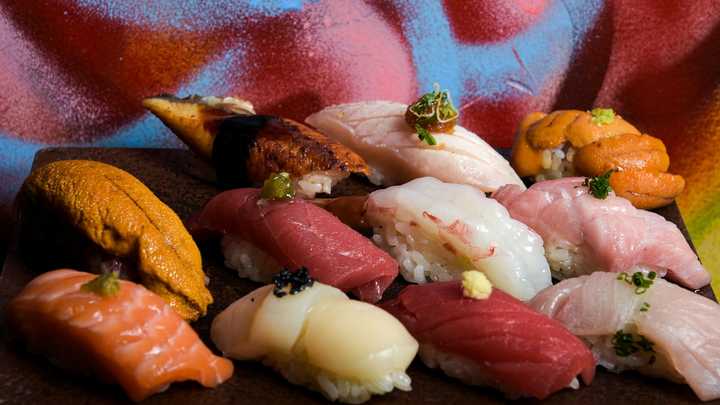 Sushi served by Sushi By Bou, which will soon open in New Rochelle. 