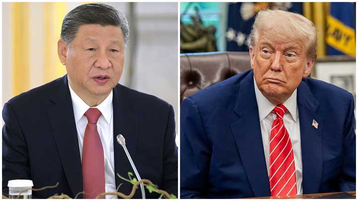 Chinese President Xi Jinping and US President Donald Trump.